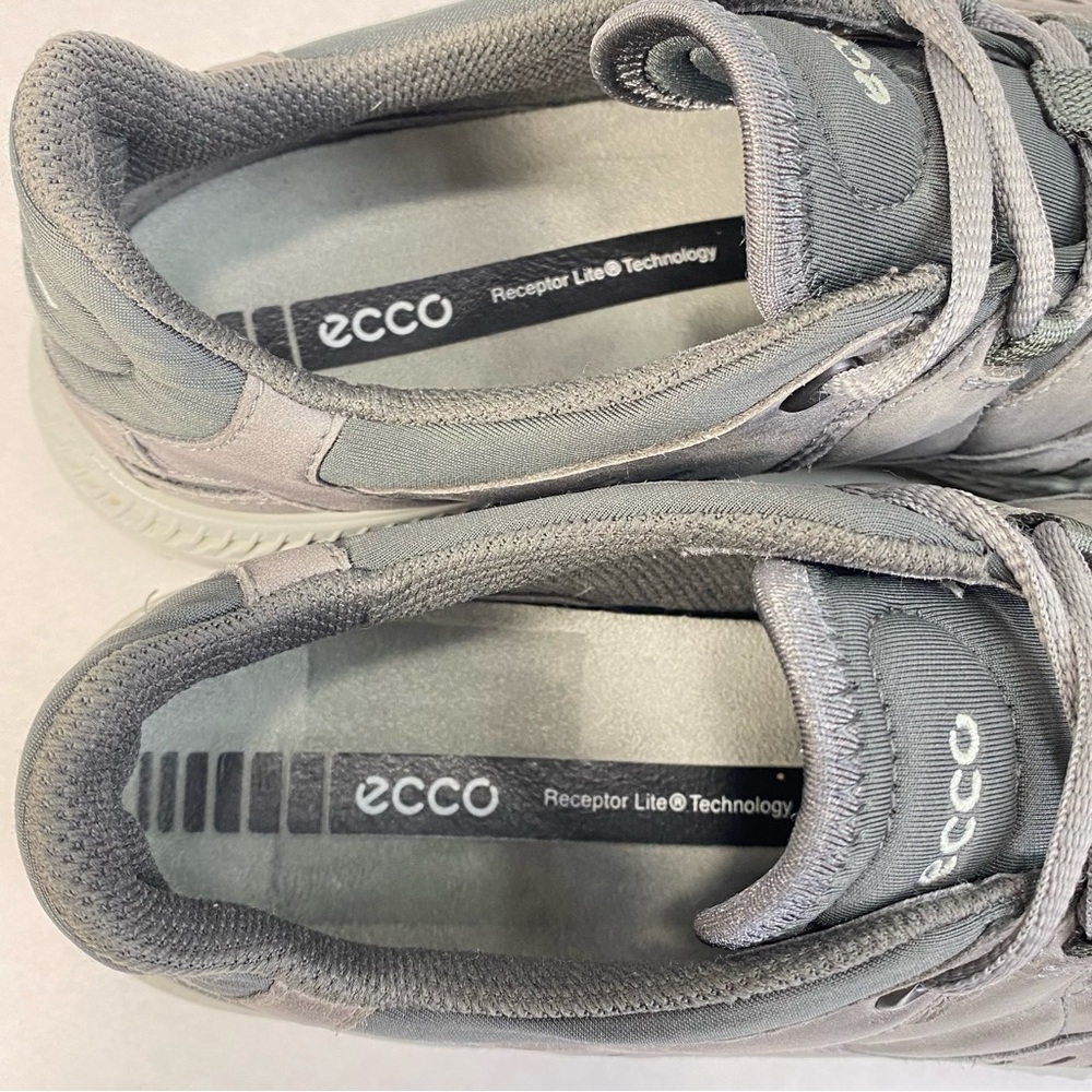 Ecco Low Top Leather Receptor Lite Technology Vented Sneaker Shoe; Women’s Sz 8 - Picture 12 of 14